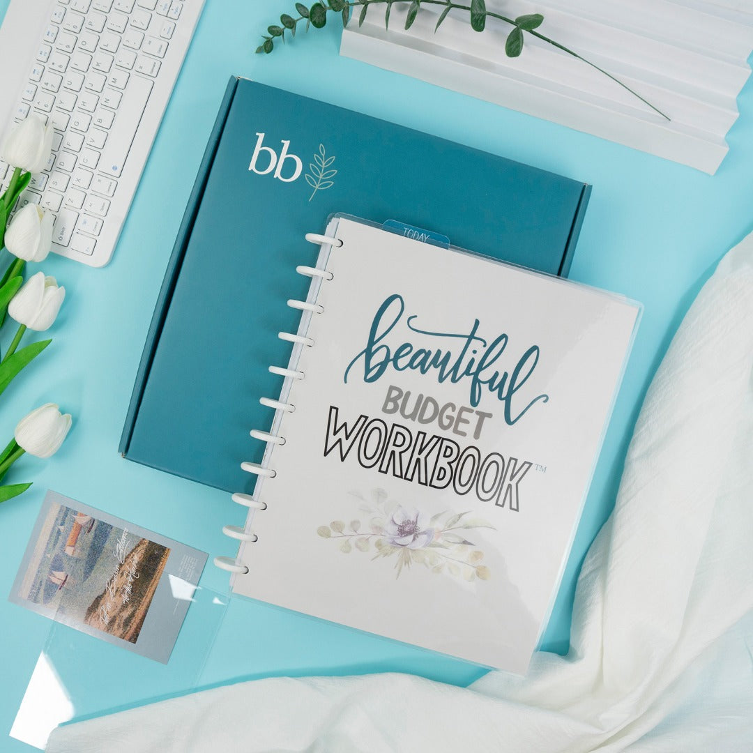 Beautiful Budget Workbook - Watercolor Floral Full Size