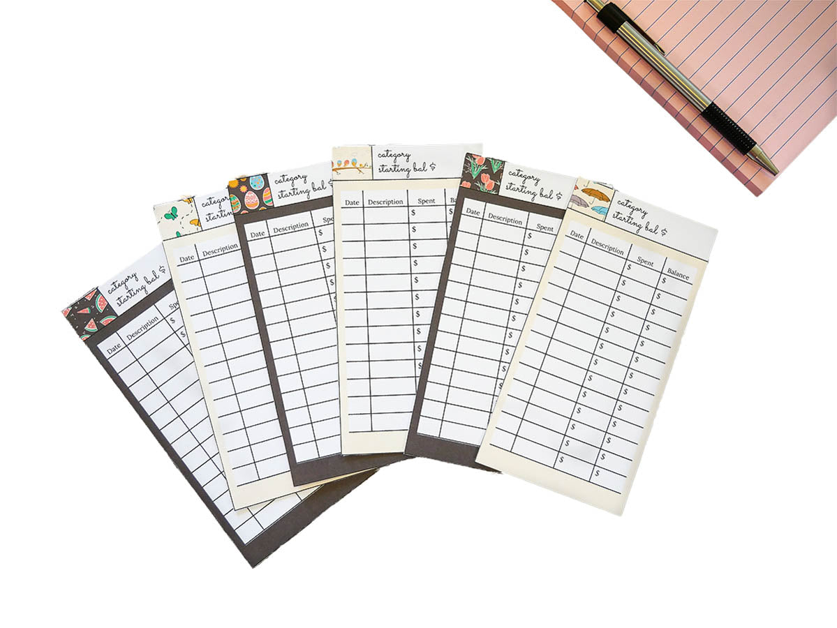 Spring Cash Envelope Set