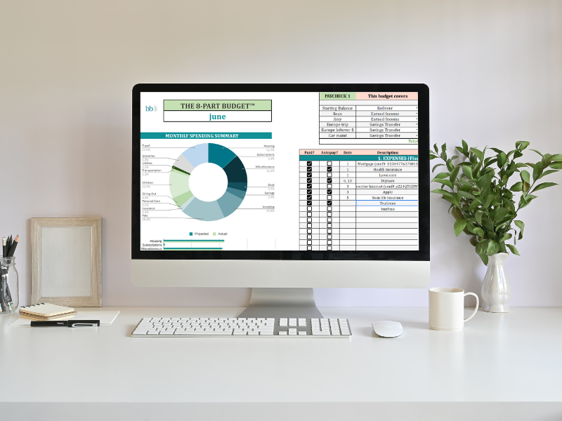 8-Part Budget Template for Google Sheets
