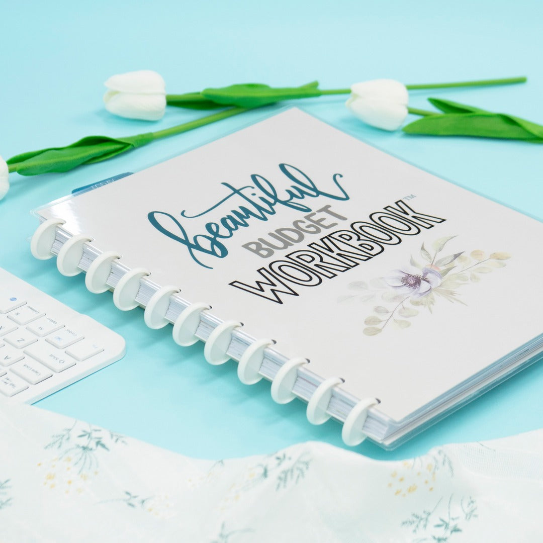 Beautiful Budget Workbook - Watercolor Floral Full Size