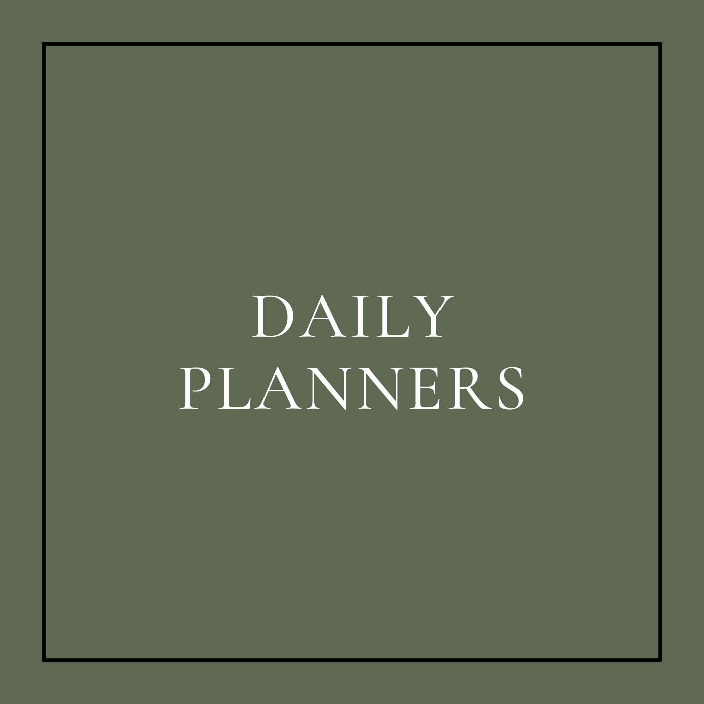 Daily Planners