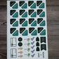 Wealth Planner Stickers - Minimalistic