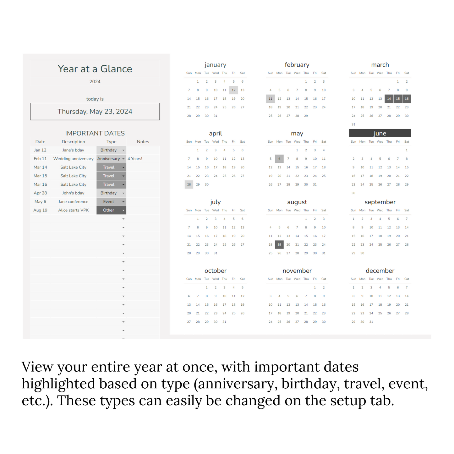 Mosaic Wealth Planner for Google Sheets - Minimalistic